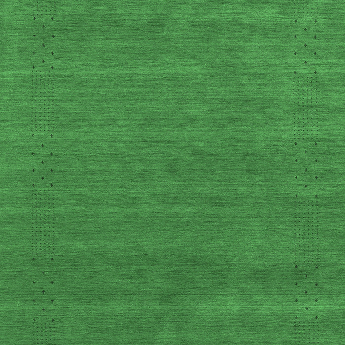 Machine Washable Abstract Emerald Green Contemporary Area Rugs, wshcon2475emgrn