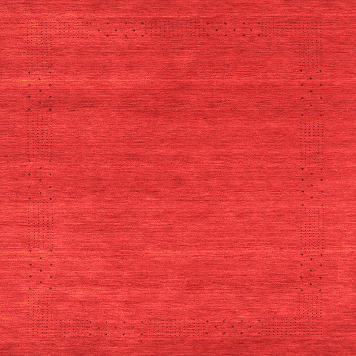 Serging Thickness of Abstract Orange Contemporary Rug, con2475org