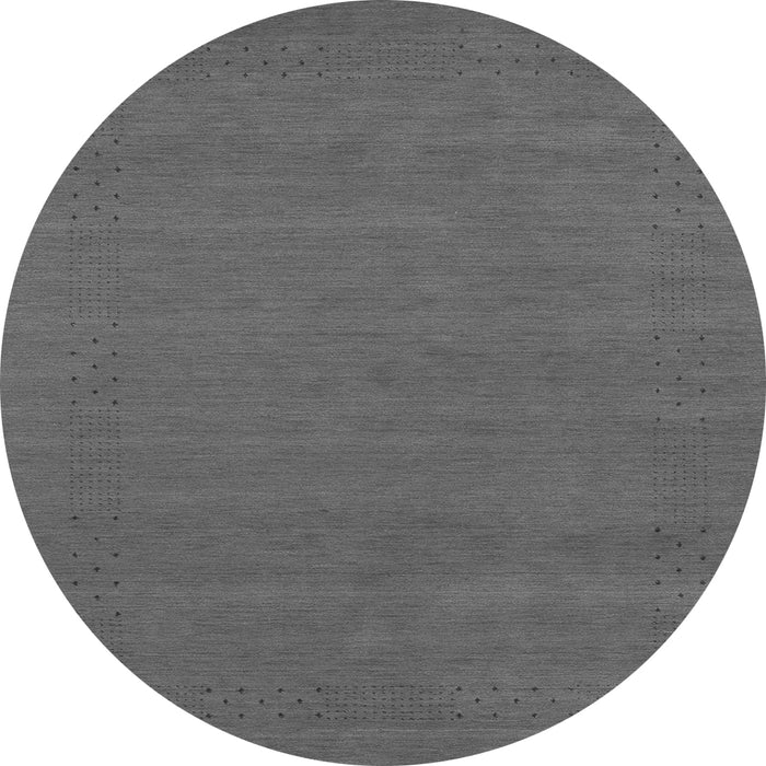 Square Abstract Gray Contemporary Rug, con2475gry