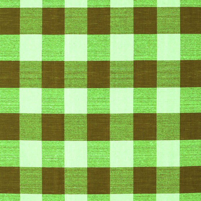 Checkered Green Modern Rug, con2476grn