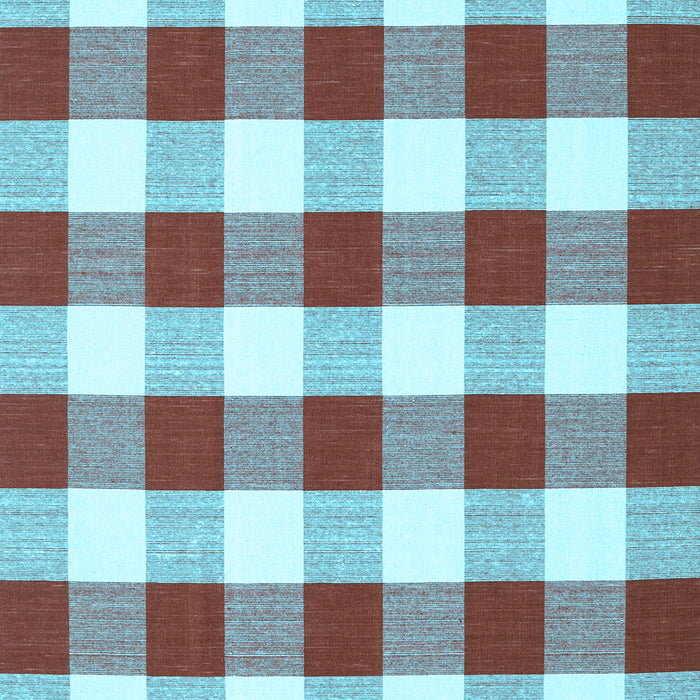 Checkered Light Blue Modern Rug, con2476lblu