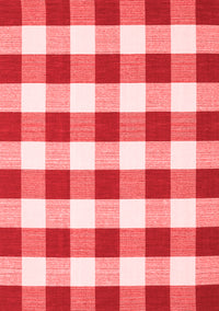 Checkered Red Modern Rug, con2476red