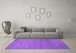 Machine Washable Abstract Pink Contemporary Rug in a Living Room, wshcon2477pnk
