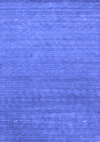 Abstract Blue Contemporary Rug, con2477blu