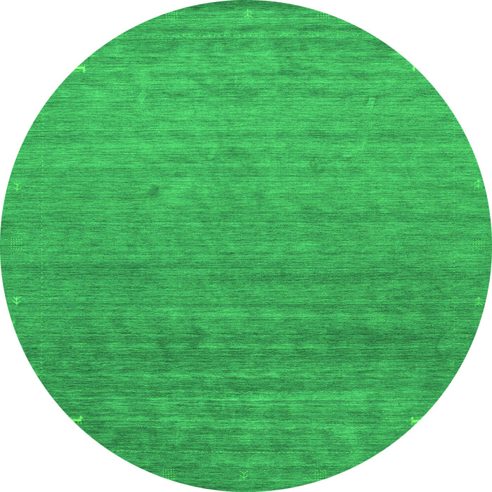 Machine Washable Abstract Green Contemporary Area Rugs, wshcon2477grn