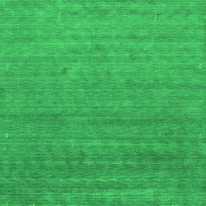 Serging Thickness of Machine Washable Abstract Green Contemporary Area Rugs, wshcon2477grn