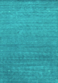 Abstract Turquoise Contemporary Rug, con2477turq