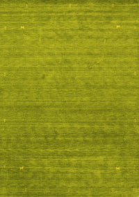 Abstract Yellow Contemporary Rug, con2477yw