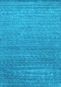 Abstract Light Blue Contemporary Rug, con2477lblu