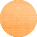 Machine Washable Solid Orange Modern Area Rugs, wshcon2478org