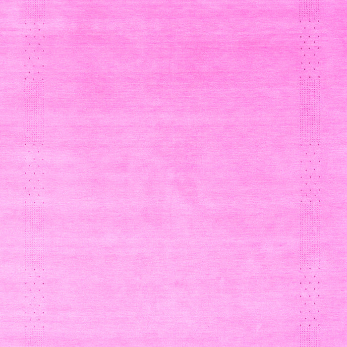 Machine Washable Solid Pink Modern Rug, wshcon2478pnk