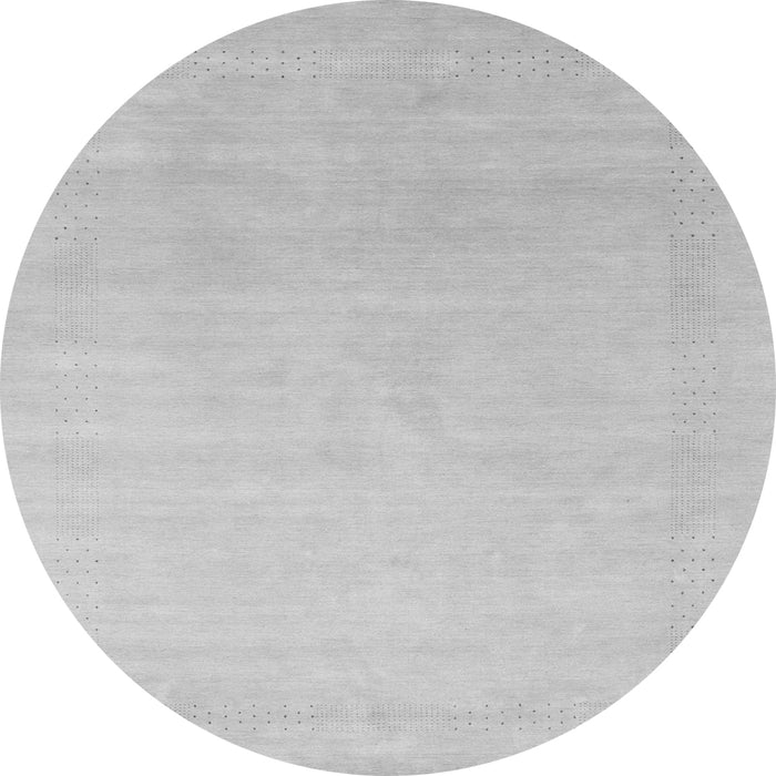 Square Solid Gray Modern Rug, con2478gry