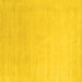 Square Machine Washable Solid Yellow Modern Rug, wshcon2478yw