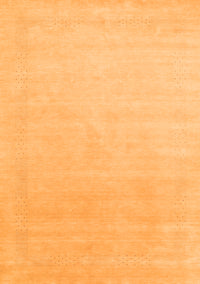 Solid Orange Modern Rug, con2478org