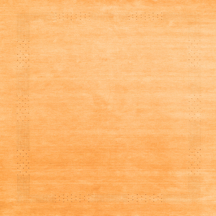 Serging Thickness of Solid Orange Modern Rug, con2478org