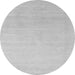 Machine Washable Solid Gray Modern Rug, wshcon2478gry