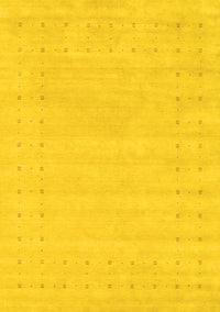 Solid Yellow Modern Rug, con2479yw