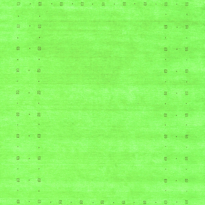 Serging Thickness of Machine Washable Solid Green Modern Area Rugs, wshcon2479grn