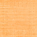 Round Machine Washable Solid Orange Modern Area Rugs, wshcon2479org