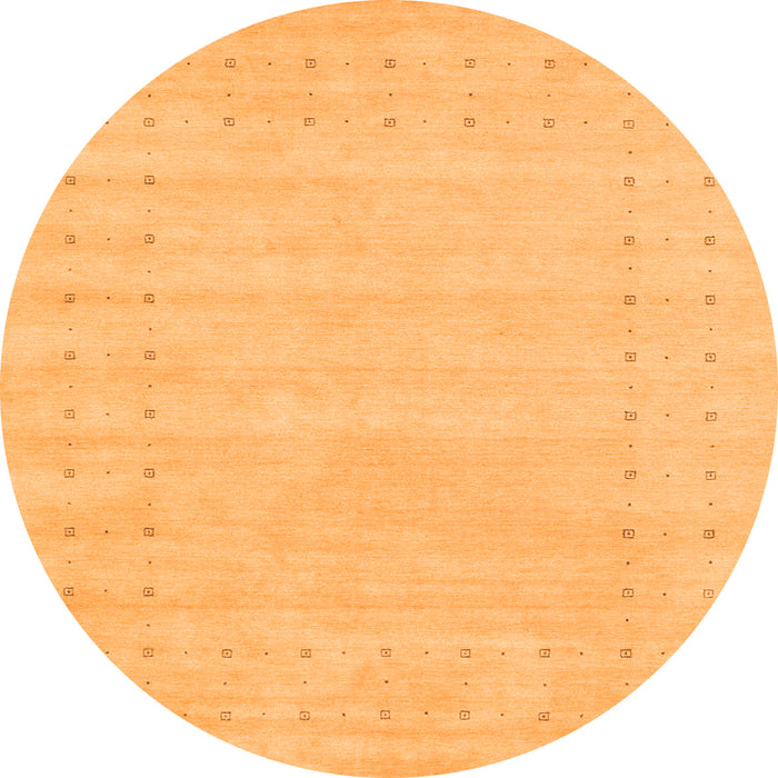 Machine Washable Solid Orange Modern Area Rugs, wshcon2479org