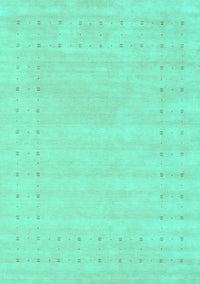 Solid Turquoise Modern Rug, con2479turq