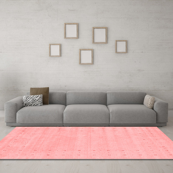 Modern Red Washable Rugs