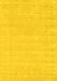 Machine Washable Solid Yellow Modern Rug, wshcon2479yw