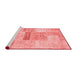 Transitional Red Washable Rugs