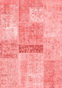 Patchwork Red Transitional Rug, con247red