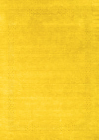 Solid Yellow Modern Rug, con2480yw