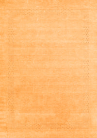 Solid Orange Modern Rug, con2480org