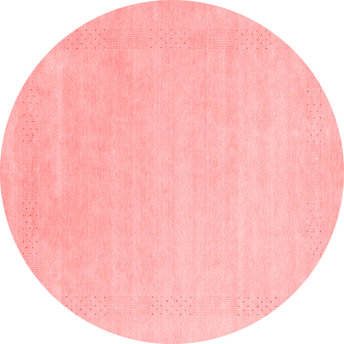 Machine Washable Solid Red Modern Rug, wshcon2480red