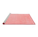 Modern Red Washable Rugs