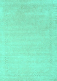 Solid Turquoise Modern Rug, con2480turq