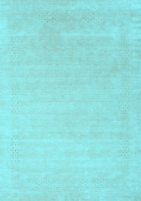 Solid Light Blue Modern Rug, con2480lblu