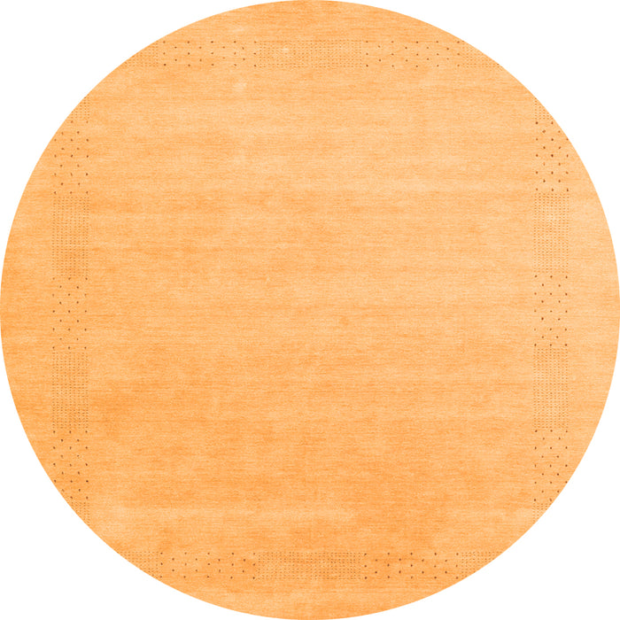 Machine Washable Solid Orange Modern Area Rugs, wshcon2480org