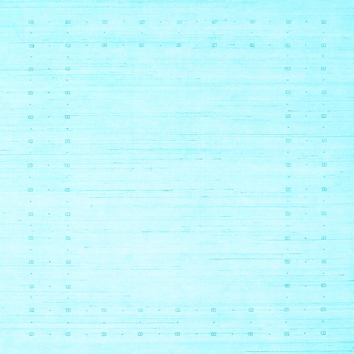 Square Solid Light Blue Modern Rug, con2481lblu