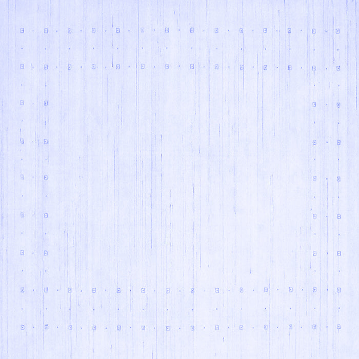 Square Solid Blue Modern Rug, con2481blu