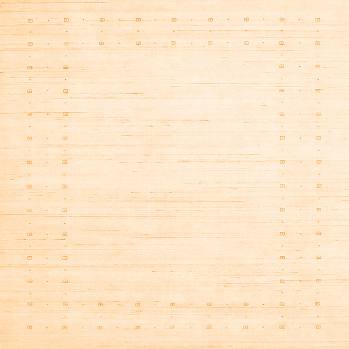 Serging Thickness of Solid Orange Modern Rug, con2481org