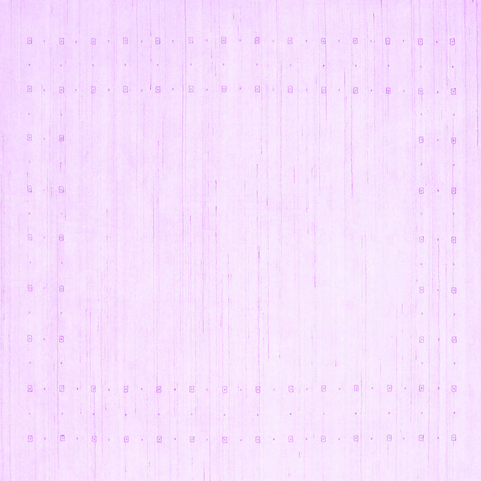 Square Solid Purple Modern Rug, con2481pur