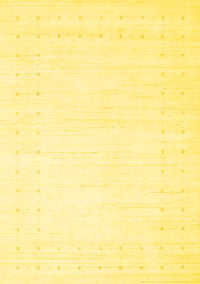 Solid Yellow Modern Rug, con2481yw