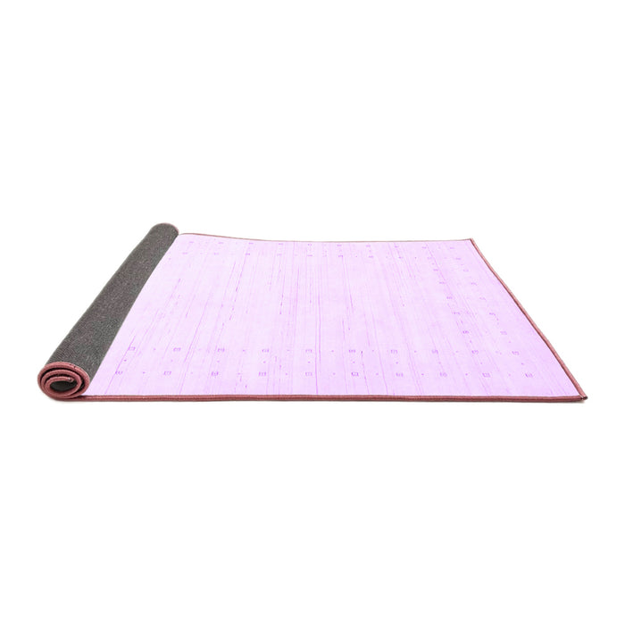 Sideview of Solid Purple Modern Rug, con2481pur