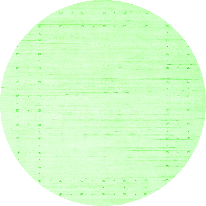 Machine Washable Solid Green Modern Area Rugs, wshcon2481grn