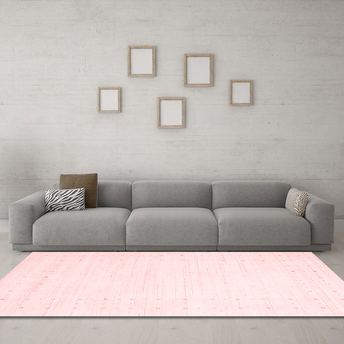 Modern Red Washable Rugs