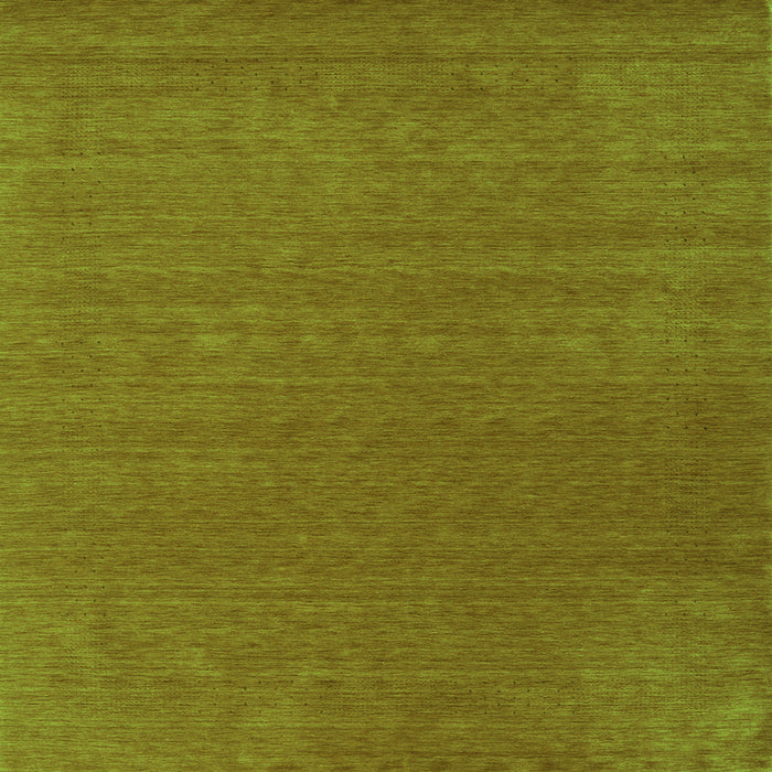 Serging Thickness of Abstract Green Contemporary Rug, con2482grn