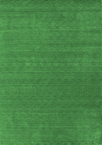 Abstract Emerald Green Contemporary Rug, con2482emgrn