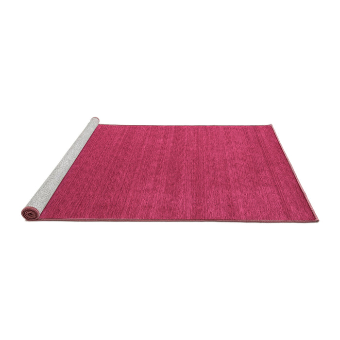 Sideview of Machine Washable Abstract Purple Contemporary Area Rugs, wshcon2482pur