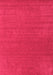 Machine Washable Abstract Pink Contemporary Rug, wshcon2482pnk