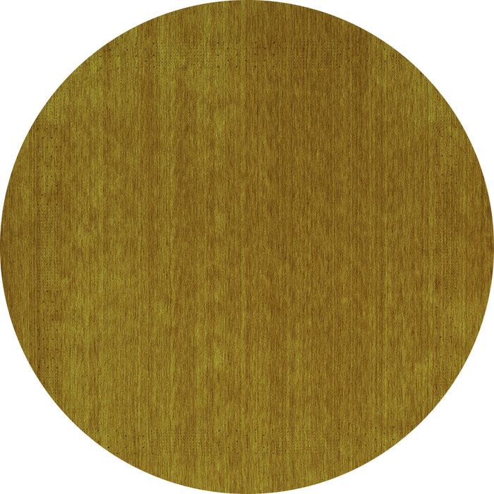 Round Machine Washable Abstract Turquoise Contemporary Area Rugs, wshcon2482turq