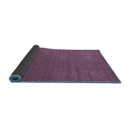 Sideview of Abstract Blue Contemporary Rug, con2482blu